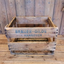 alter Bierkasten Brauer -