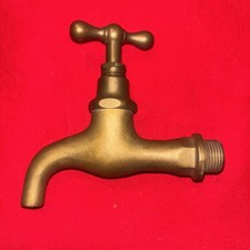 Alter Zapfhahn Messing Hahn