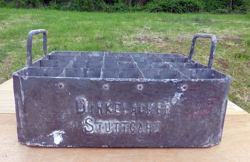 Alter bierkasten metall - alter,