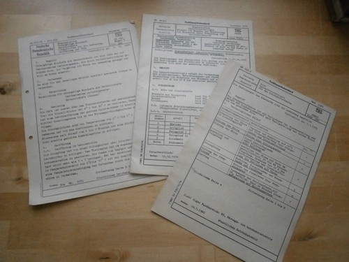 Originale ddr tgl normen - ddr,