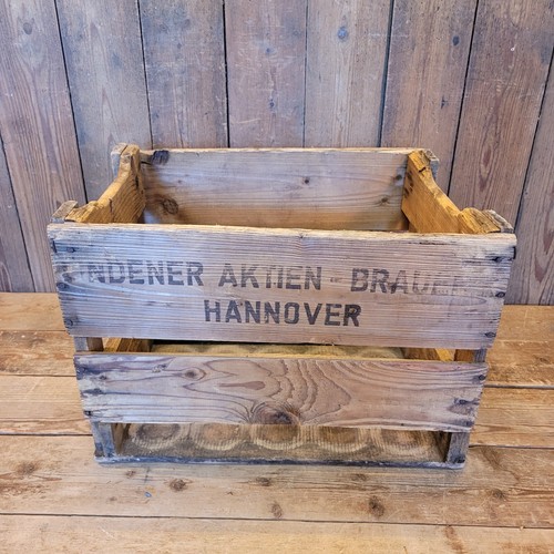 Alte holz bierkiste - alte, lindener