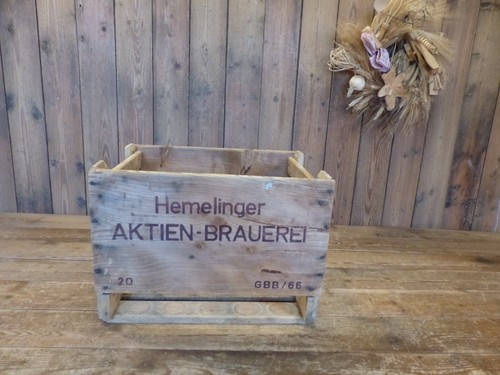 Alte bierkiste hemelinger - alte,