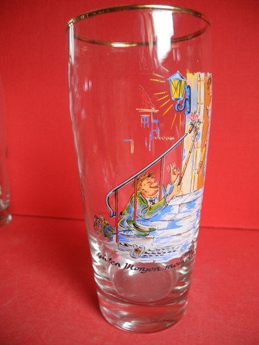 Antikes bierglas mit witz - bierglas,