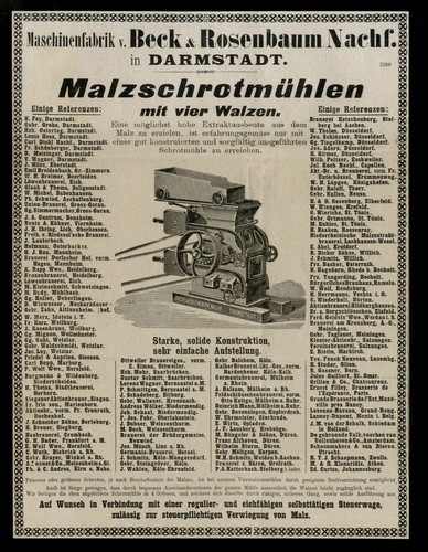 Alte grosse werbung - alte, 1904