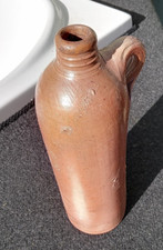 Antike Tonflasche EMS Krone