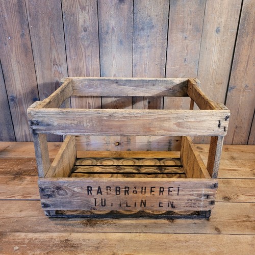 Alter bierkasten radbrauerei - bierkasten,